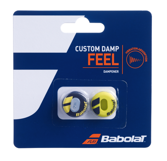 BABOLAT Wibrastop Custom Damp czarno - żółty