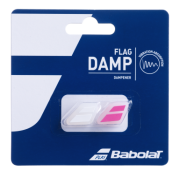 BABOLAT Wibrastop Flag Damp biało - różowy
