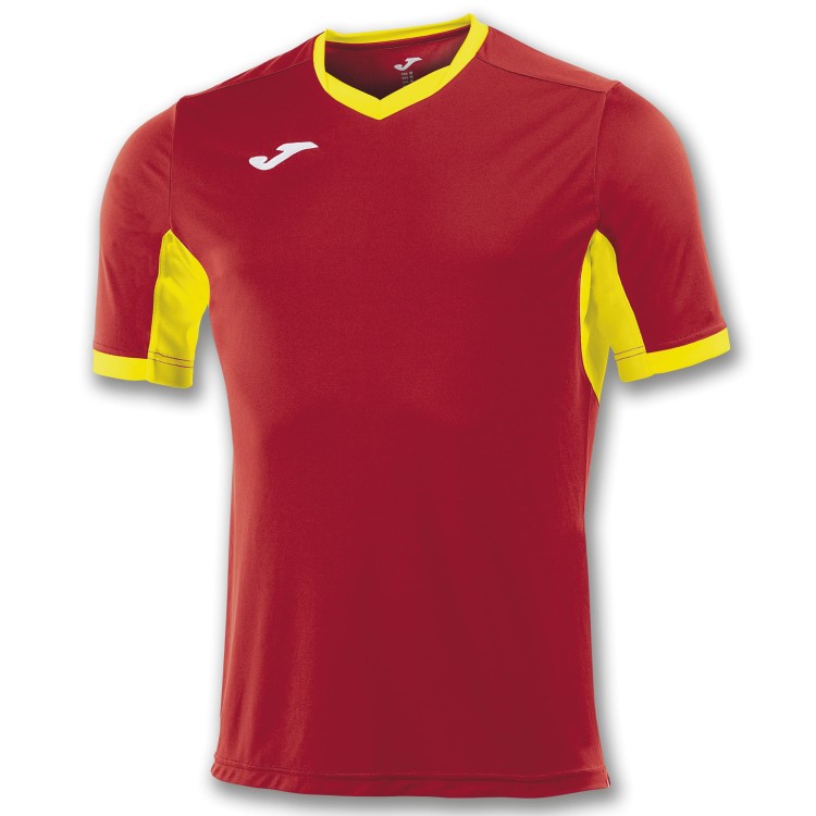 JOMA T-SHIRT CHAMPION IV RED-YELLOW S/S