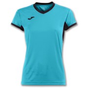 JOMA T-SHIRT CHAMPION IV TURQUOISE-BLACK S/S W
