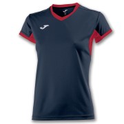 JOMA T-SHIRT CHAMPION IV NAVY-RED S/S WOMAN