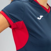 JOMA T-SHIRT CHAMPION IV NAVY-RED S/S WOMAN