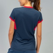 JOMA T-SHIRT CHAMPION IV NAVY-RED S/S WOMAN