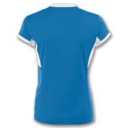 JOMA T-SHIRT CHAMPION IV ROYAL-WHITE S/S WOMAN