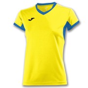 JOMA T-SHIRT CHAMPION IV YELLOW-ROYAL S/S WOMAN