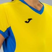 JOMA T-SHIRT CHAMPION IV YELLOW-ROYAL S/S WOMAN