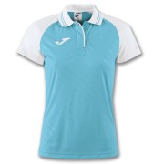 JOMA POLO TORNEO II S/S TURQUOISE-WHITE WOMAN