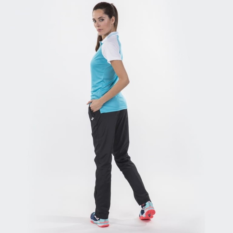 JOMA POLO TORNEO II S/S TURQUOISE-WHITE WOMAN