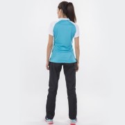 JOMA POLO TORNEO II S/S TURQUOISE-WHITE WOMAN