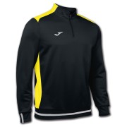 JOMA CAMPUS II SWEATSHIRT 1/2 ZIPPER BLACK-YELLOW