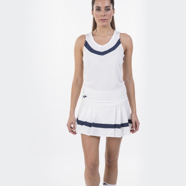 JOMA T-SHIRT TENIS 80 SLEEVELESS WHITE WOMAN