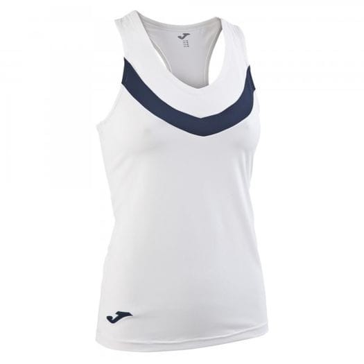 JOMA T-SHIRT TENIS 80 SLEEVELESS WHITE WOMAN