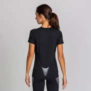 JOMA T-SHIRT ELITE VI BLACK-WHITE S/S WOMAN