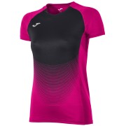 JOMA T-SHIRT ELITE VI PINK-BLACK S/S WOMAN